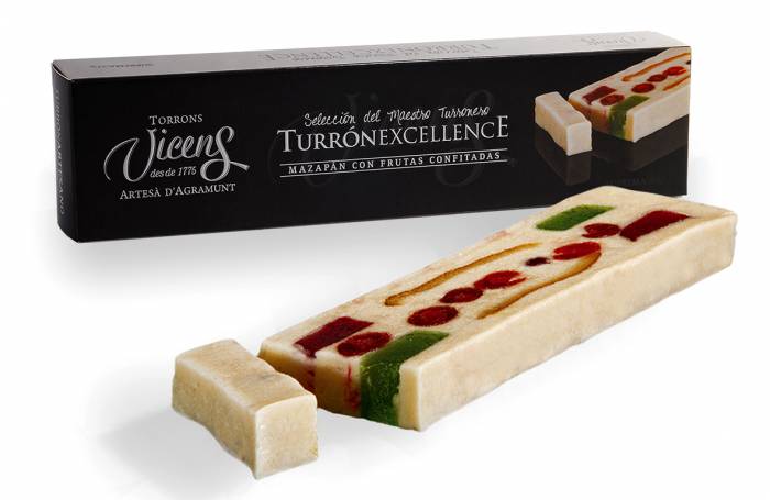 turrn de mazapn con frutas 300g excellence