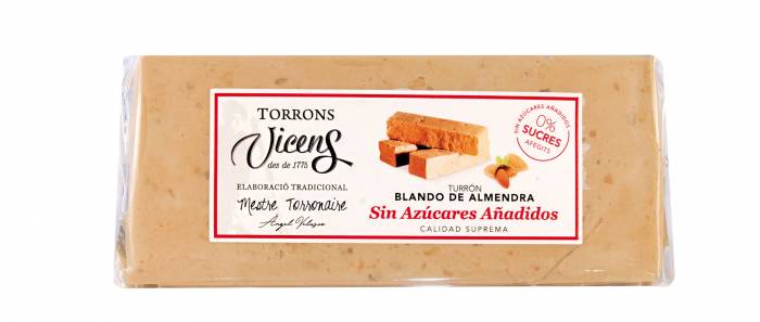 turrn blando de almendra con edulcorantes 250gr