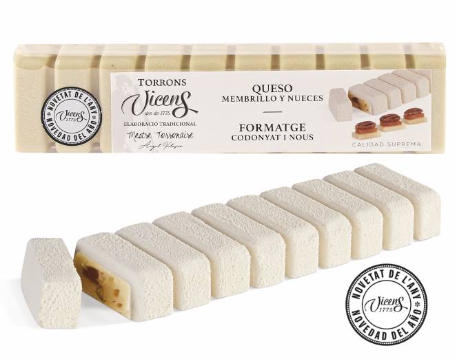 nougat fromage, coing et noix 300g allong