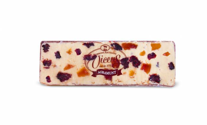 turrn de yogur con arndanos y papaya 80g