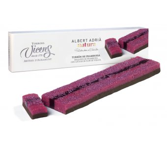 turr�n de frambuesa adri� natura 300 gr