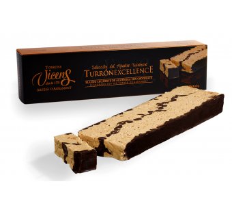 turr�n blando crujiente con chocolate 300g excellence