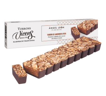 turr�n de almendra frita by �ngel le�n 300g en estuche