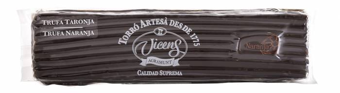 turrn de trufa a la naranja especial alargado 300 gr
