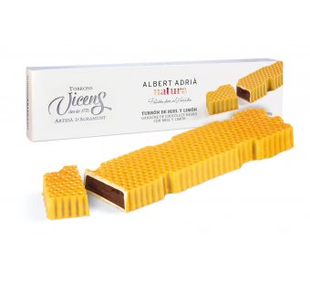 turr�n de miel con lim�n adri� natura 300 gr