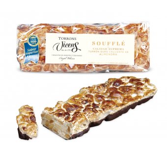 turr�n souffl� duro crujiente almendra (base choco) 300g