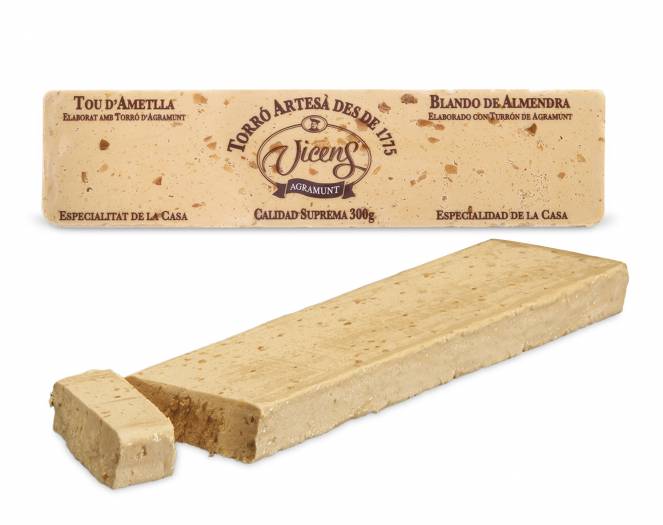 turrn blando de almendra alargado 300 gr
