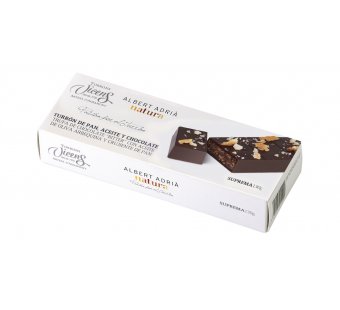 turr�n pan, aceite y chocolate adri� natura 130 gr