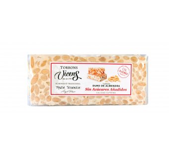 turr�n duro de almendra con edulcorantes 250gr