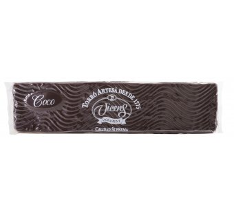turr�n de coco ba�ado chocolate especial alargado 300 gr