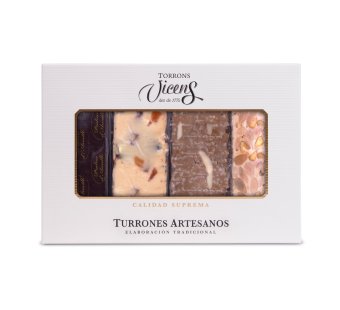 caja de 4 turrones artesanos 80gr n�3