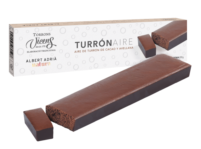 turr�n aire de cacao y avellana albert adri� 200g