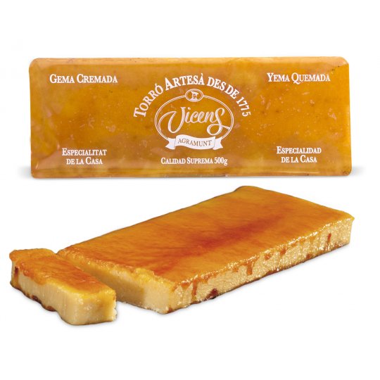 turr�n de yema quemada 500g