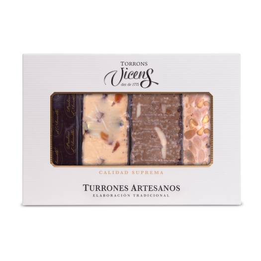 caja de 4 turrones artesanos 80gr n�3