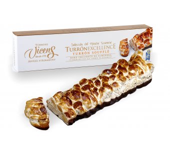 turr�n souffl� duro crujiente almendra (base choco) 200g excellence