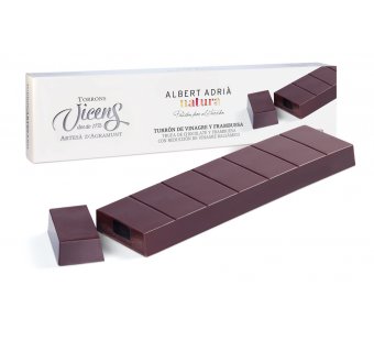 turr�n de vinagre y frambuesa adri� natura 300 gr