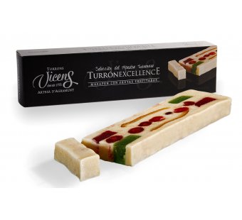 turr�n de mazap�n con frutas 300g excellence