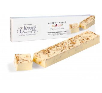 turr�n de arroz con leche adri� natura 300 gr