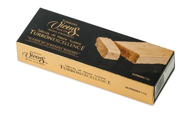 turr�n blando de almendra marcona 150 gr excellence
