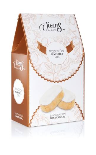 estuche de polvorn de almendra 300g