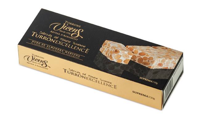 hard almond nougat 150 gr excellence