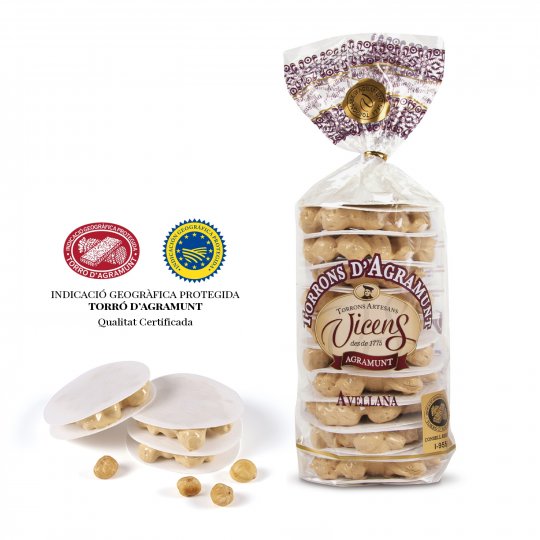 turr�n de agramunt de avellana 300g