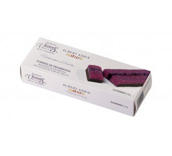turr�n de frambuesa adri� natura 150 gr