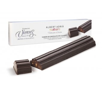 turr�n de chocolate con churros adri� natura 250 gr
